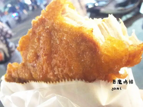 【台中食記-龍井區】惡魔降臨!!超厚切超多汁的惡魔雞排@東海夜市              