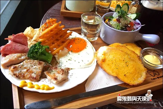 《小姑食記》板橋捷運江子翠站/新埔站~Fuku Brunch甜福早午餐新開店