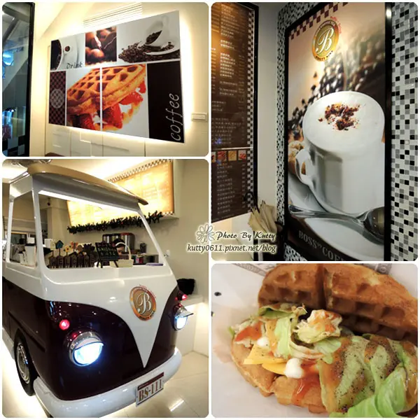 ▐ 新竹下午茶。BOSS99咖啡、鬆餅茶飲，店內有一台噗噗！▐