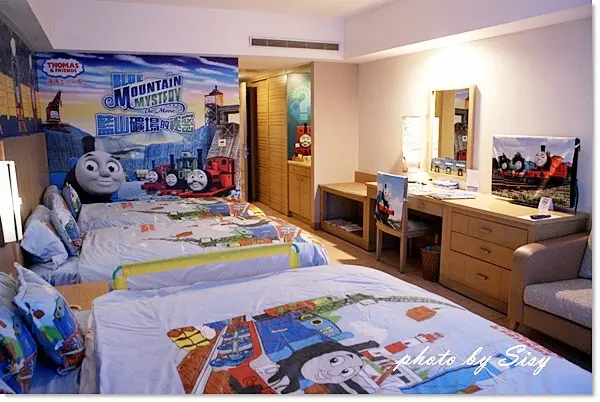 【雲林古坑住宿】劍湖山王子大飯店~令小朋友瘋狂的湯瑪士小火車主題房，還有名偵探柯南、大尾小岡主題房哦~ 親子渡假飯店 兒童遊戲室 ~ 雲林親子二日遊