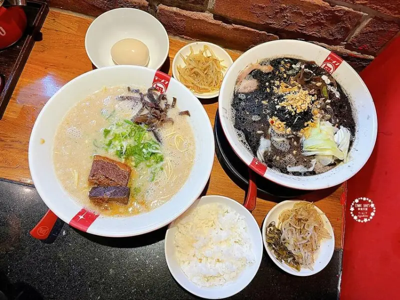 Nagi豚骨拉麵 凪 台中店，台中西屯區老虎城美食，全宇宙最強拉麵，客製化4種顏色湯頭 - Cyndi loves享食天堂