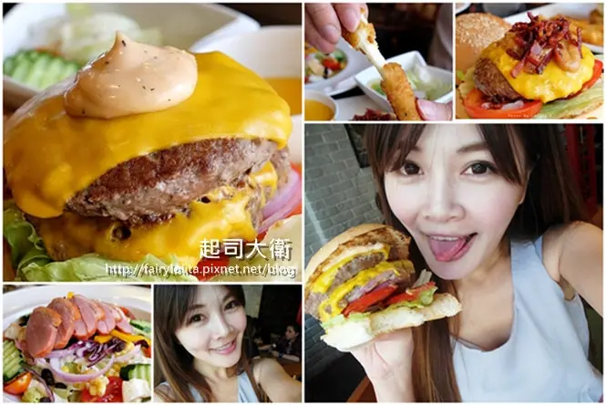 《北市萬華區♥食記》起司大衛(西門町)。厚實、豪邁又霸氣，好吃雙層起士牛肉堡大口嗑，超～過癮！