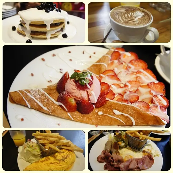 [西門  美好年代] 充滿幸福感珍珠鬆餅  華麗風草莓可麗餅  ♡甜點控必來♡