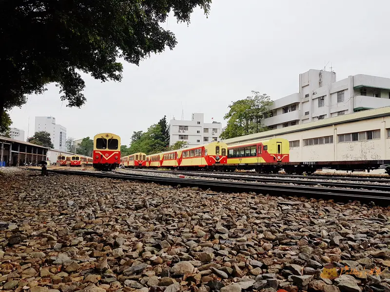 【嘉義旅遊】古董級車頭展示《阿里山森林鐵路車庫園區》火車迷親子景點