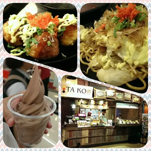 《新北。板橋大食代》TAKO 將│跳舞的柴魚片~日式炒麵+醬油章魚燒        
      