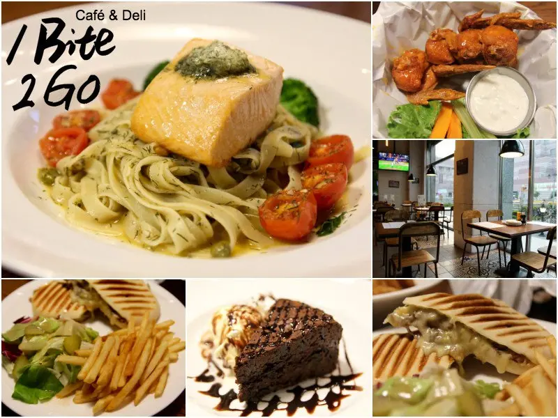 [台北]信義區 紐約風格美式約會餐廳 1Bite2Go Café & Deli 信義店 - 皮老闆的美食地圖