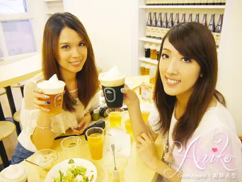 【台中美食】KIRIN ICHIBAN GARDEN。日本同步流行一番搾two tone生啤酒～果汁和生啤蹦出新滋味