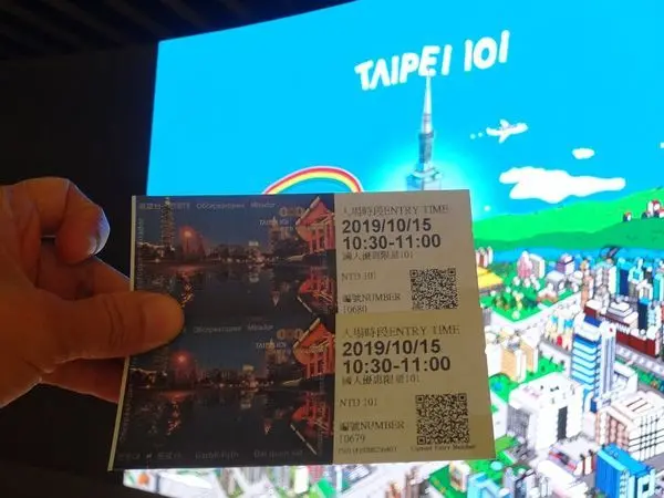 台北101觀景台~體驗超高速電梯~