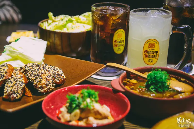 【中肯‧食記】台南赤嵌樓‧ 鯨吞燒 地雞料理專門店-赤崁店｜赤嵌樓旁日系居酒屋‧府城在地經營の地雞創作酒膳！