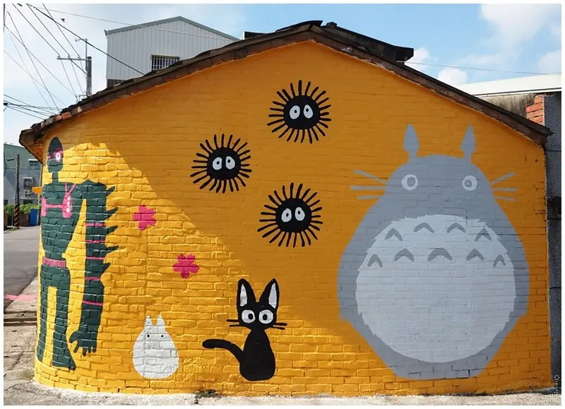 【遊】【台南】善化．胡家里彩繪村、胡厝寮外婆家的彩繪牆(圖多)