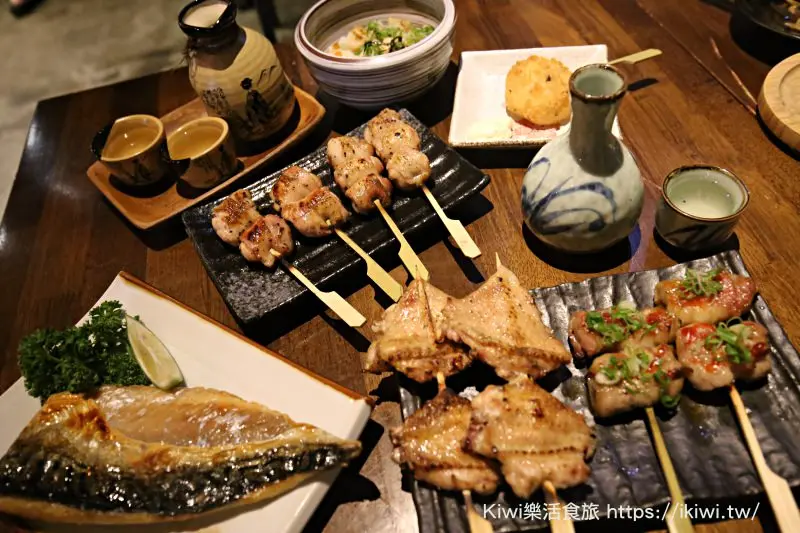 台中串燒｜將軍府日式居酒屋 宵夜美食最佳地方 剝皮辣椒雞/海老豬肉串燒超推薦 - Kiwi 樂活食旅