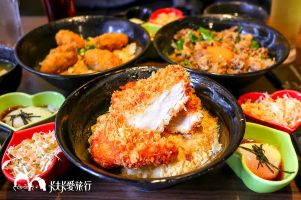 台北中山站美食-新丼長安本店｜日式丼飯專賣店超大炸豬排與炸牡蠣丼飯              