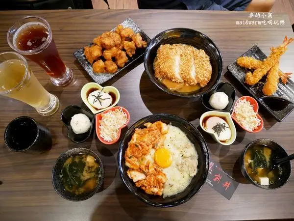 台北中山美食｜新丼創意丼飯專賣店-長安西路本店～超人氣、平價的21種創意丼飯組合