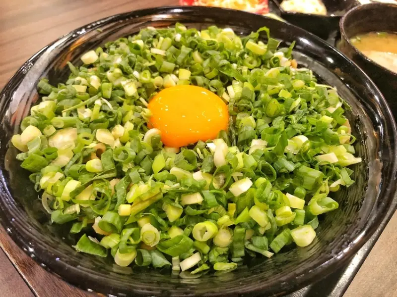 [台北 ‧ 大同區] 21種創意口味日式新丼飯 滿滿蔥花震撼你的視覺  台北高CP值丼飯不用200元白飯無限續讓你吃飽飽