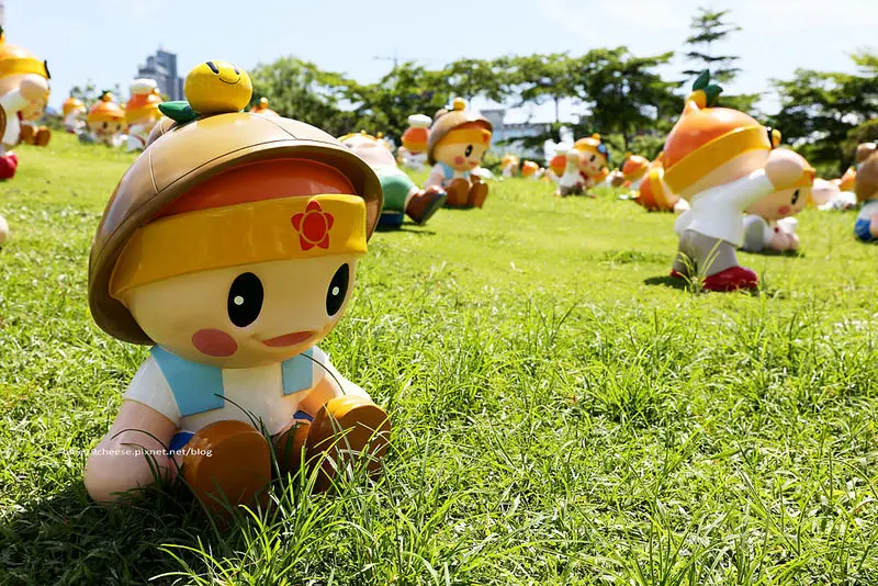 【高雄推薦景點】高雄市農業局吉祥物超萌高通通精靈現身中央公園.助陣玉荷包啤酒節