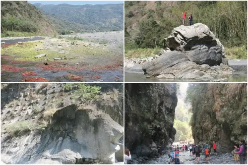 南投 仁愛鄉 武界部落探訪記2~雲海故鄉、一線天、魚頭石及聖經石及上帝畫布-滿江紅