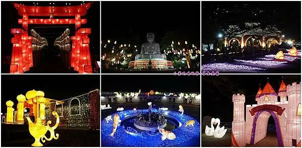 彰化免費景點/八卦山大佛風景區/天空步道【彰化月影燈季-卦山祈福燈區】超好拍約會、親子景點