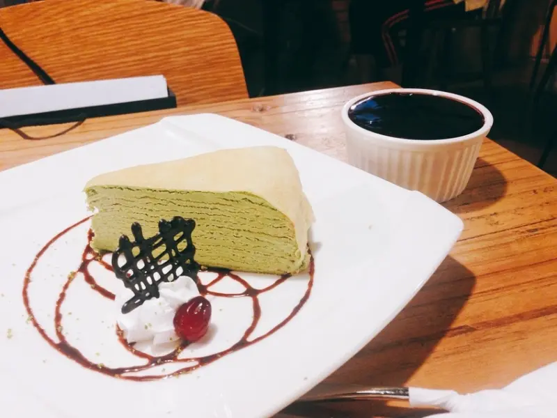 台北信義區 塔吉特信義人文會館 超好吃抹茶千層蛋糕