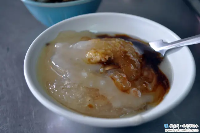 手作古早味芬園肉圓：涼掉的碗粿！