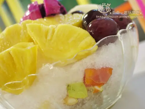 台南 禮物水果 百元超值澎湃水果拼盤挫冰.義大利麵.緞帶禮物杯果汁