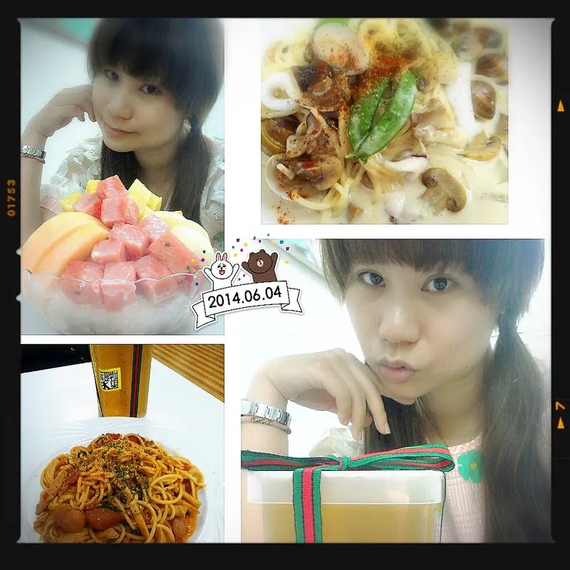 140714{台南美食}<生日一部曲>台灣的寶物就是水果~~禮物水果中充滿了上天的恩賜~~綜合水果冰好大碗滿意~~