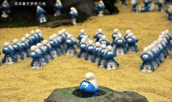 【大安 / 場景】SOGO 復興館。萌萌的藍色風潮 - 藍色小精靈 (無料) 特展