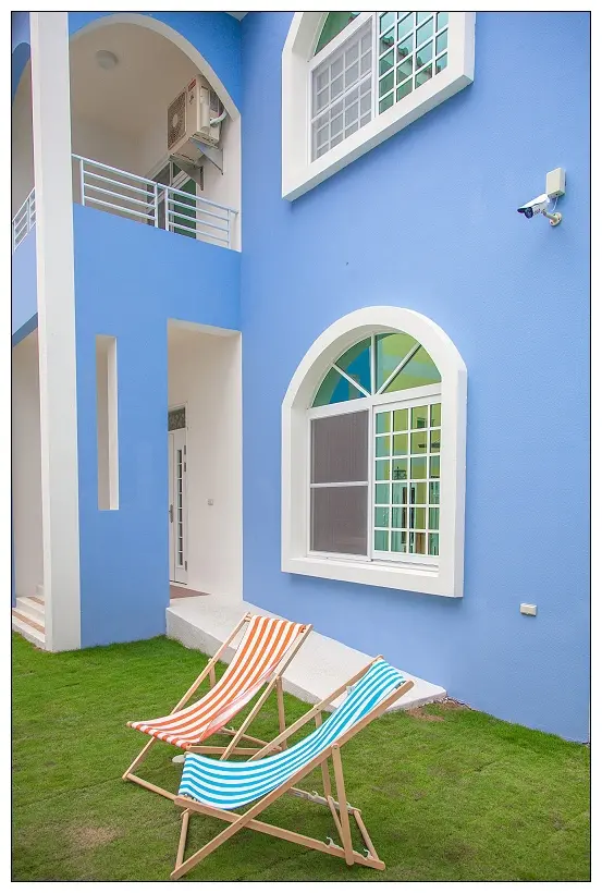 【台東民宿】 台東 夏日微風民宿_七月新開張的藍色獨棟地中海(環境篇)