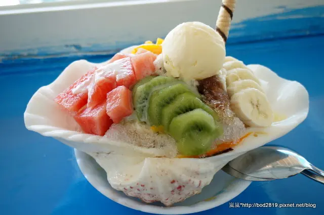 【澎湖吉貝】香香冰店－到吉貝必吃的澎湃貝殼水果冰！