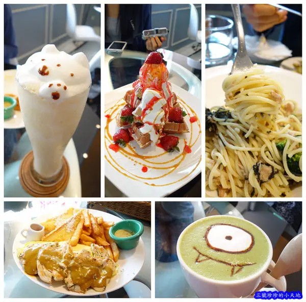 西門町。In% HAIR Salon＆cafe。髮型沙龍。早午餐brunch／輕食餐廳。3D拉花超吸精。藝人小煜開的店。