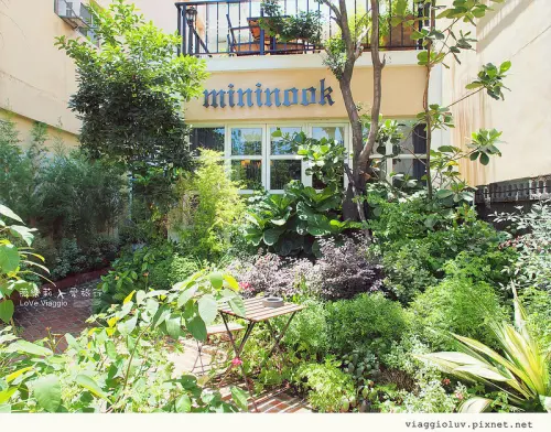 【高雄 Kaohsiung】隱藏車水馬龍的都市小花園 角落MINI NOOK早午餐