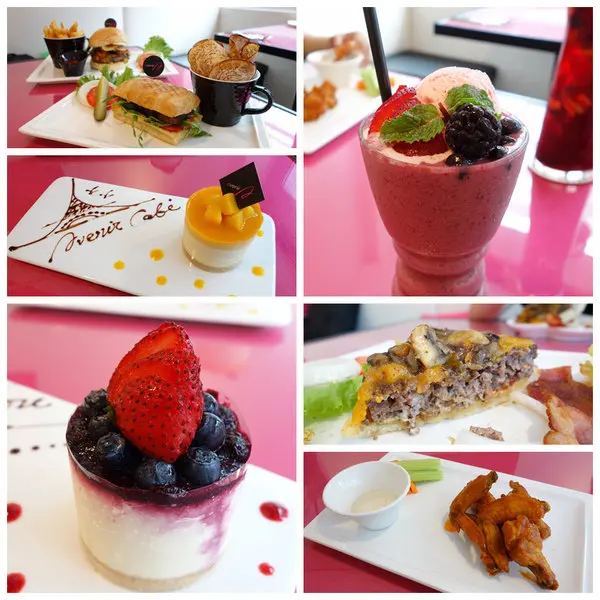 南京東路。Avenir Cafe。藍帶甜點主廚的翻糖甜點蛋糕+五星級主廚的英美式餐點。就是要給你與眾不同的用餐新感受。