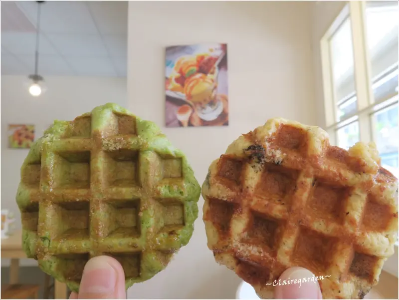 桃園 大溪 WOW比利時列日鬆餅～大溪老街走累了就到小清新鬆餅店吧