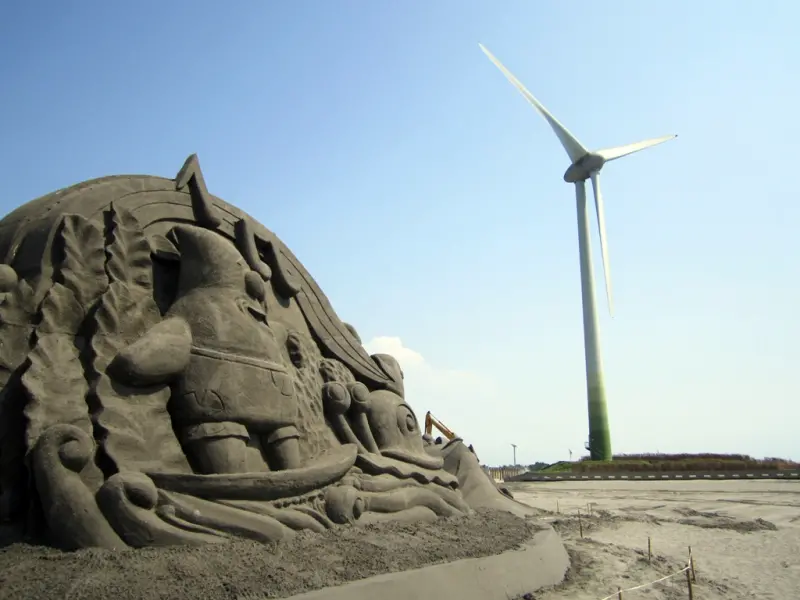 2014臺中藍帶海洋觀光季 特色沙雕展@大安