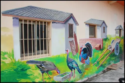 桃園蘆竹景點：坑口彩繪社區