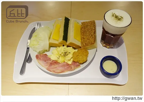 [捷運善導寺站] 丘比(Cube Brunch)手作土司早午餐 –超人氣✩大份量85元早午餐♪雙醬土司超值推薦♥