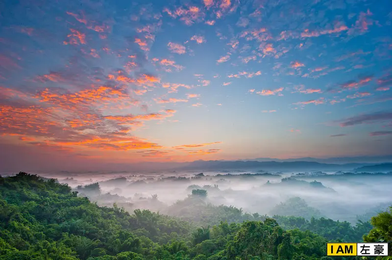 [遊記] 台南二寮觀日亭 (日出聖地!有如國畫仙境一番)