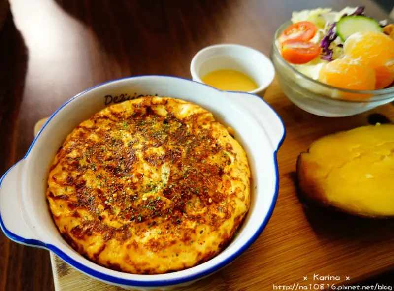 【食記*高雄】鳳山元氣早午餐 ✶ 路也食光 內外兼具的菠菜起司烘蛋