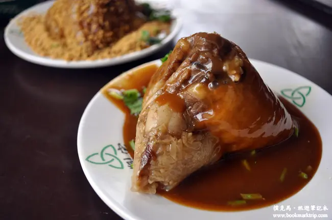 您吃過古早味粽子加花生粉嗎！？劉家肉粽素粽專賣