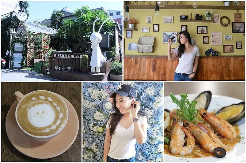 【R-Star R星咖啡】在台中是一家網美店 IG熱門打卡點。也是一家寵物友善餐廳。提供免費的WIFI跟插座而且還無限時。有可愛的貓咪相伴餐點又不貴，這叫維尼怎麼可能不愛