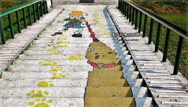 【新北/蘆洲】無料免費入場～毛小孩、小孩、自行車最愛的奔跑場所，蘆洲彩繪狗樓梯