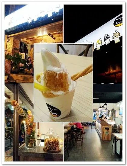 【中區】Bee & Milk蜂巢霜淇淋。臨近火車站／宮原眼科旁