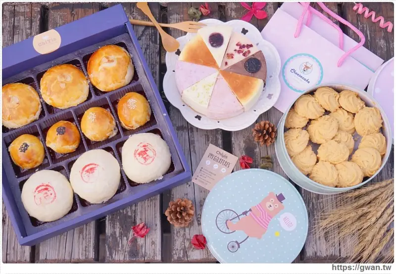 台中齊益烘焙坊 - 七重奏乳酪蛋糕、綜合糕點派對、曲奇佐水滴餅乾