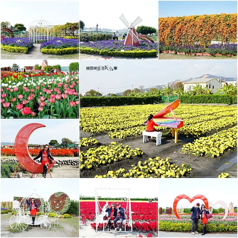 【台中后里景點】中社花市／IG熱門打卡景點～園區花海佔地達六公頃，有BBQ、花卉區、花海區，一年四季都有不同時節的花卉繽紛綻放