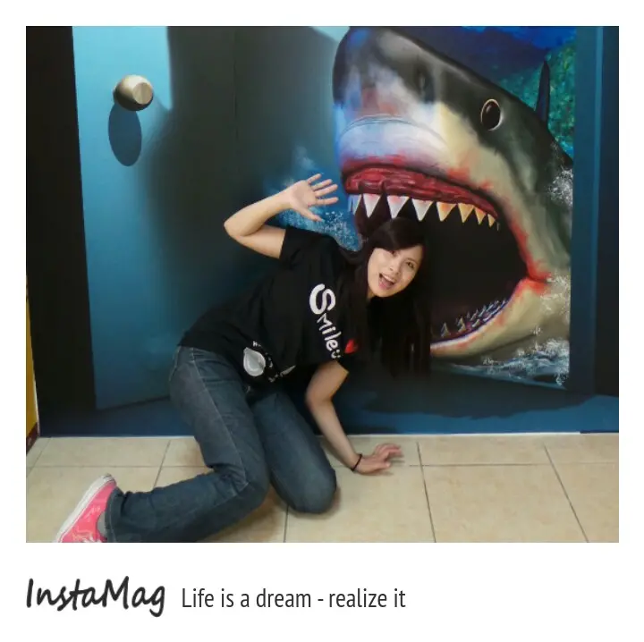 大白鯊別咬我的頭~朝露魚舖觀光工廠 