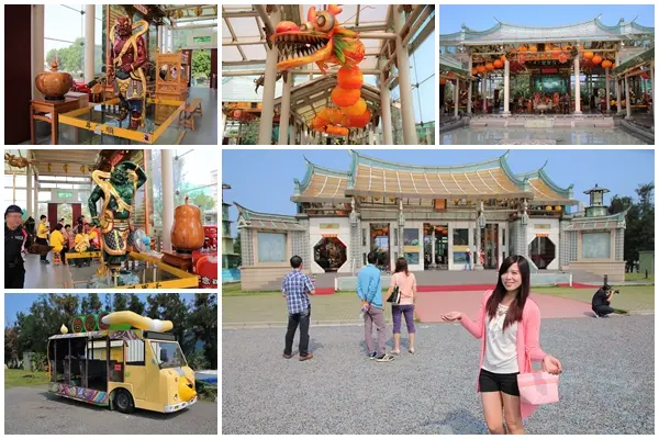 【彰化鹿港景點】台灣玻璃廟~晚上七彩夢幻水晶宮        
      