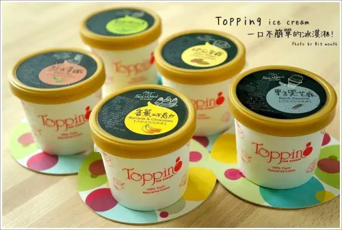【團購宅配】Topping ice cream‧一口不簡單的冰淇淋! 超可愛登場!