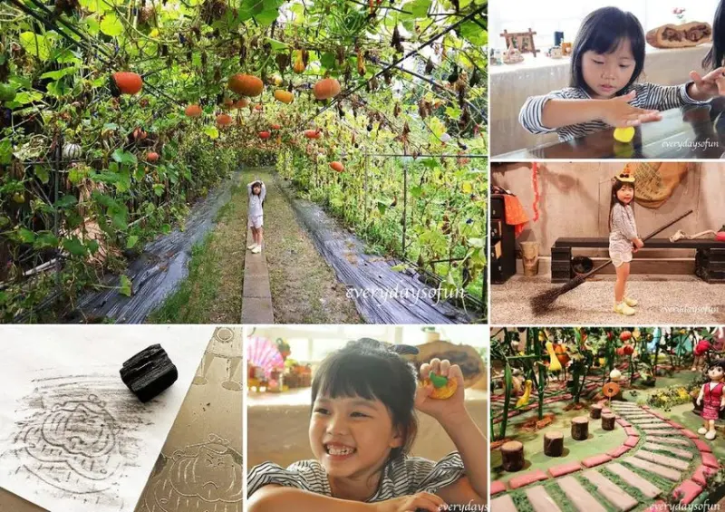 ∥苗栗景點∥擁抱美好的大自然，季節限定的南瓜隧道超好拍，還有孩子超愛的手作DIY∣火炭谷休閒農場