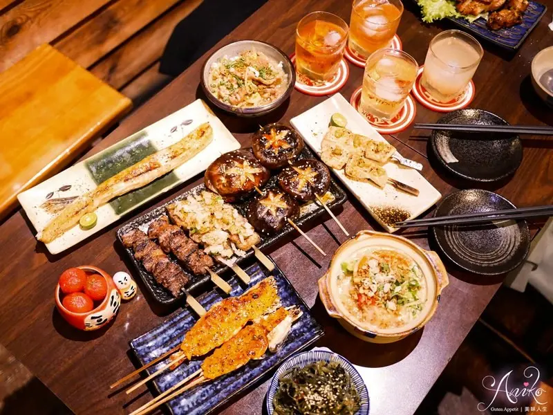 【台北美食】大村武串燒居酒屋-士林店。士林美食推薦！昭和風懷舊老屋～暗藏上百種串燒料理 - ANIKO 艾妮可美味人生