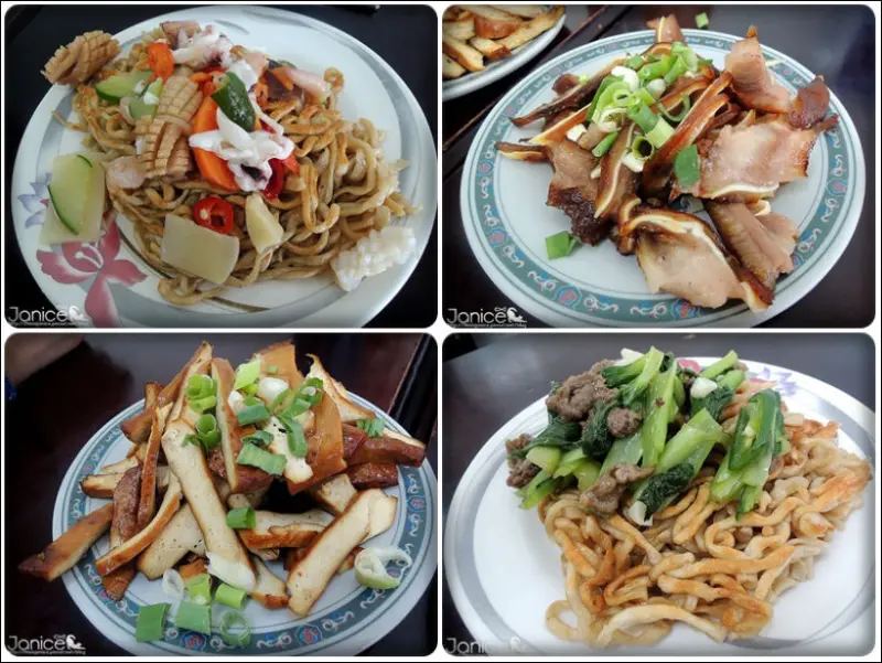 食記° 花蓮吉安 -【 南華大陸麵店 】關於脆脆焦焦油油的煎麵