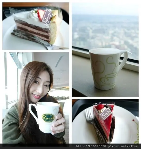 【美食】台中梧棲區。丹堤咖啡旋轉餐廳(台中童綜合店)@童綜合醫院25F。360度夜景/日景/夕陽/街景。咖啡蛋糕屋